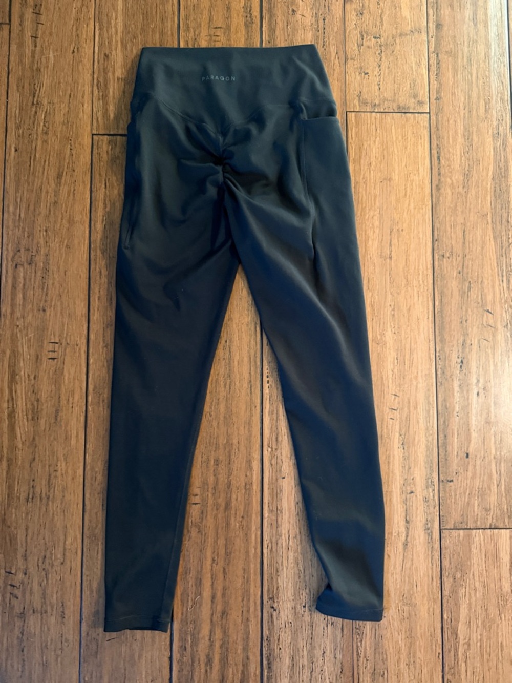 PARAGON Black High-Rise Girls' Performance Leggings